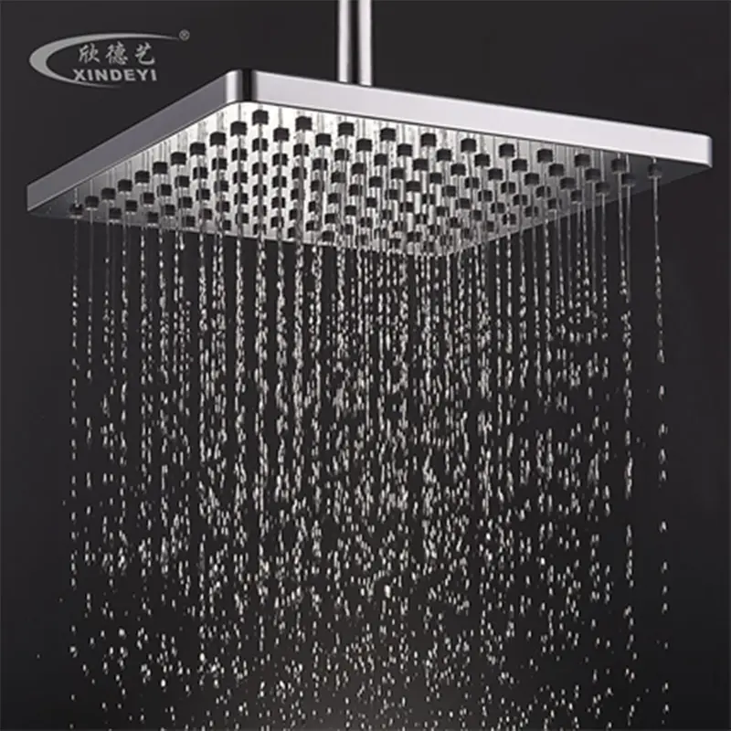 How do I clean my premium adjustable shower head?