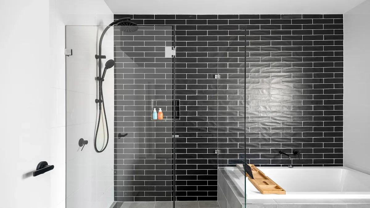 Install Handheld Shower Head Holder on Tile No Drilling