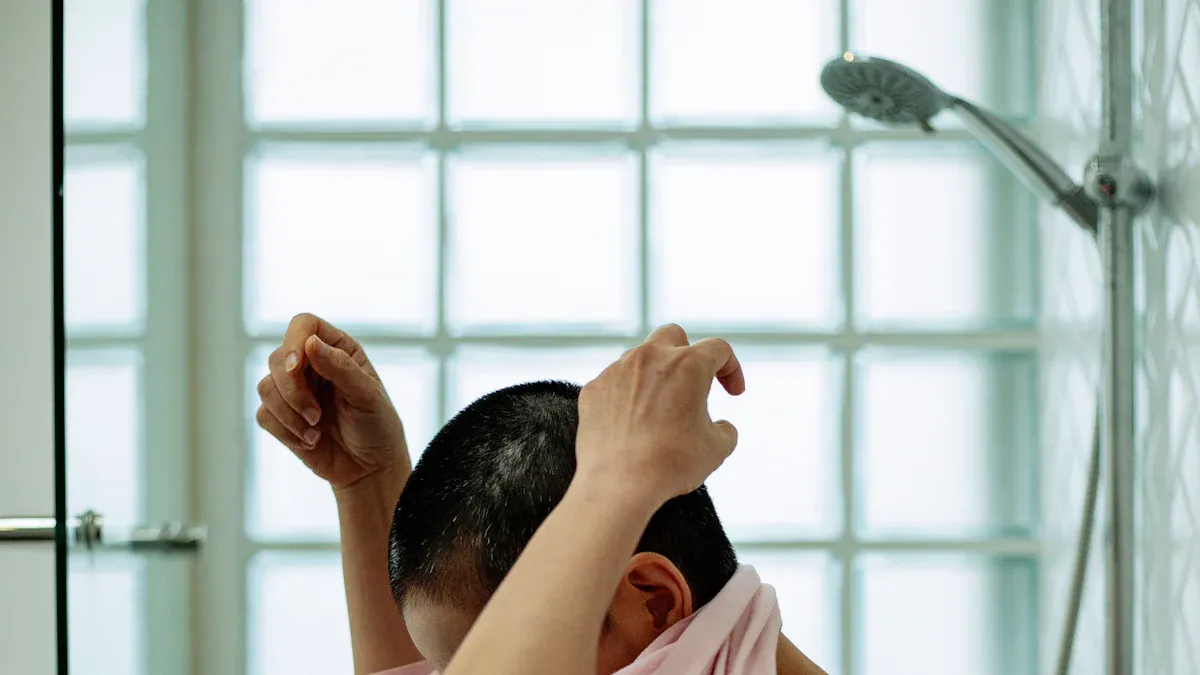 Reason 1: Eliminating Harmful Contaminants with a Shower Filter for Stronger Strands